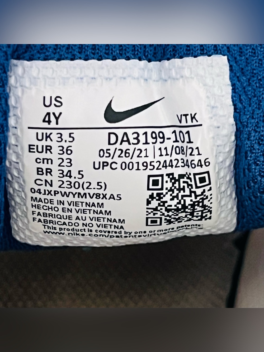 NIKE AIR MAX 2021 KIDS/YOUTH SHOES [SIZE 4Y/WOMEN 5.5] SUMMIT WHITE [DA3119-101] - Picture 15 of 15